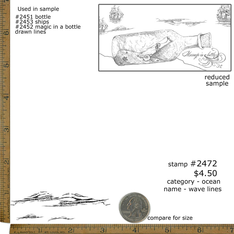 #2472 - Wave Lines - Ocean